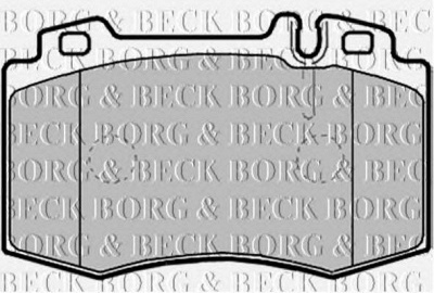 BORG & BECK bbp2132 -  Комплект тормозных колодок, дисковый тормоз